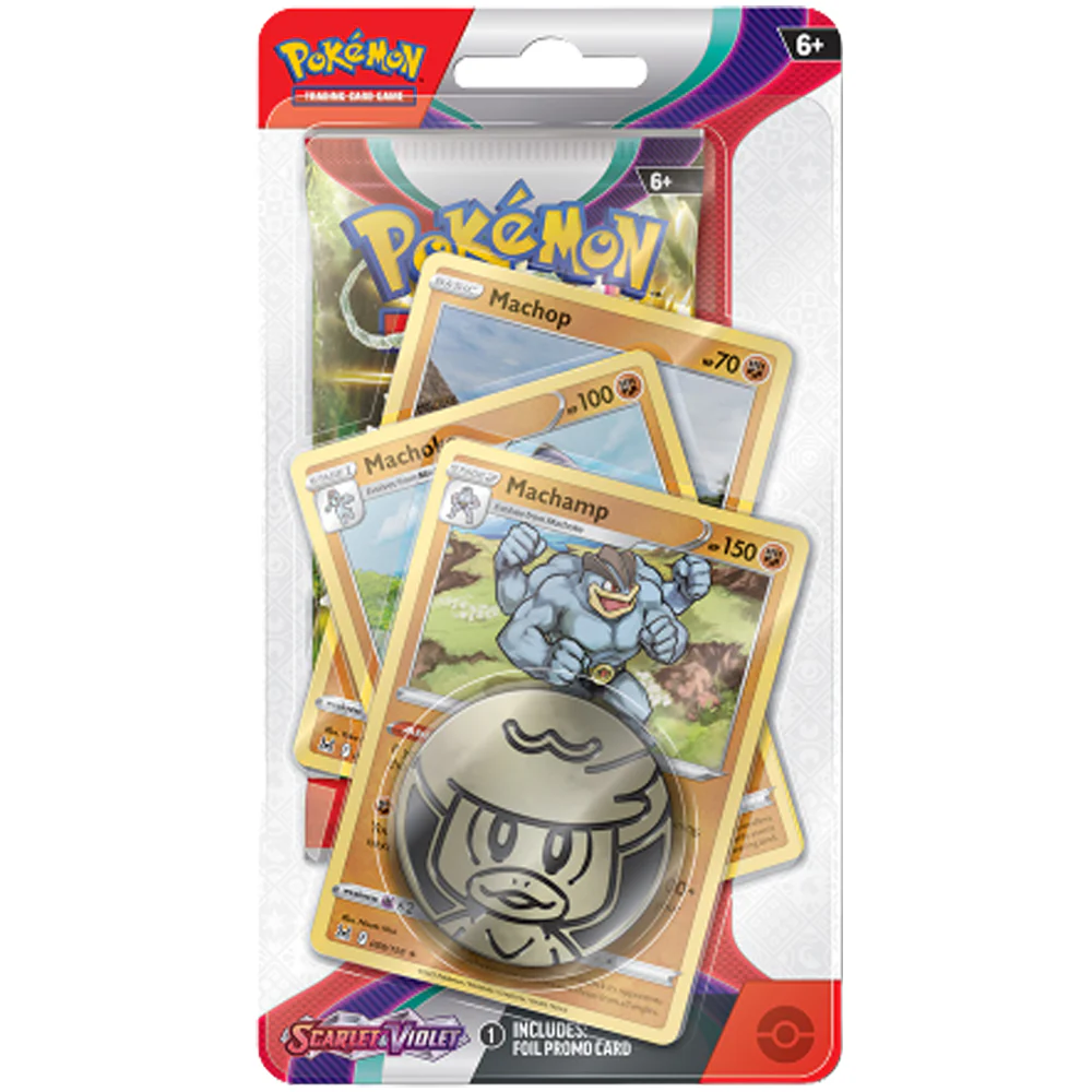 Pokémon TCG: Scarlet & Violet Machamp Premium Checklane Blister