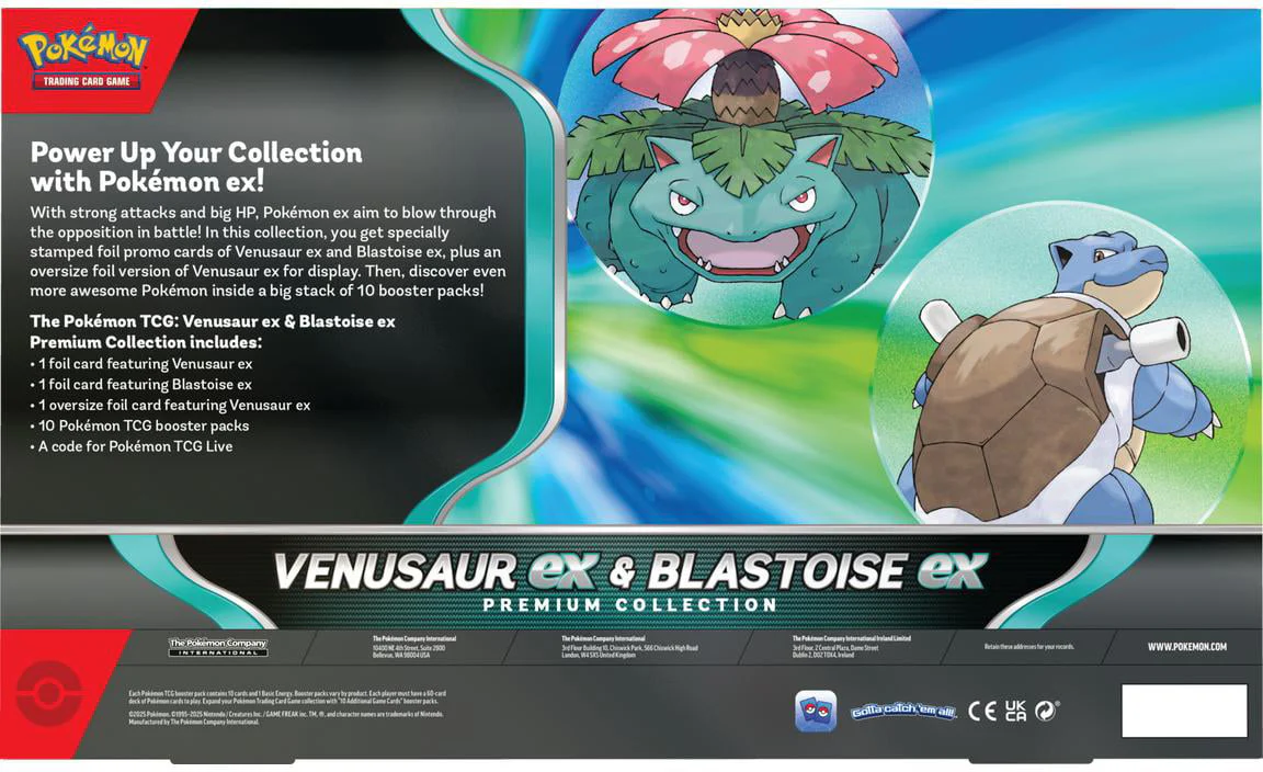 Pokémon TCG: Venusaur / Blastoise ex Premium Collection - Image 2