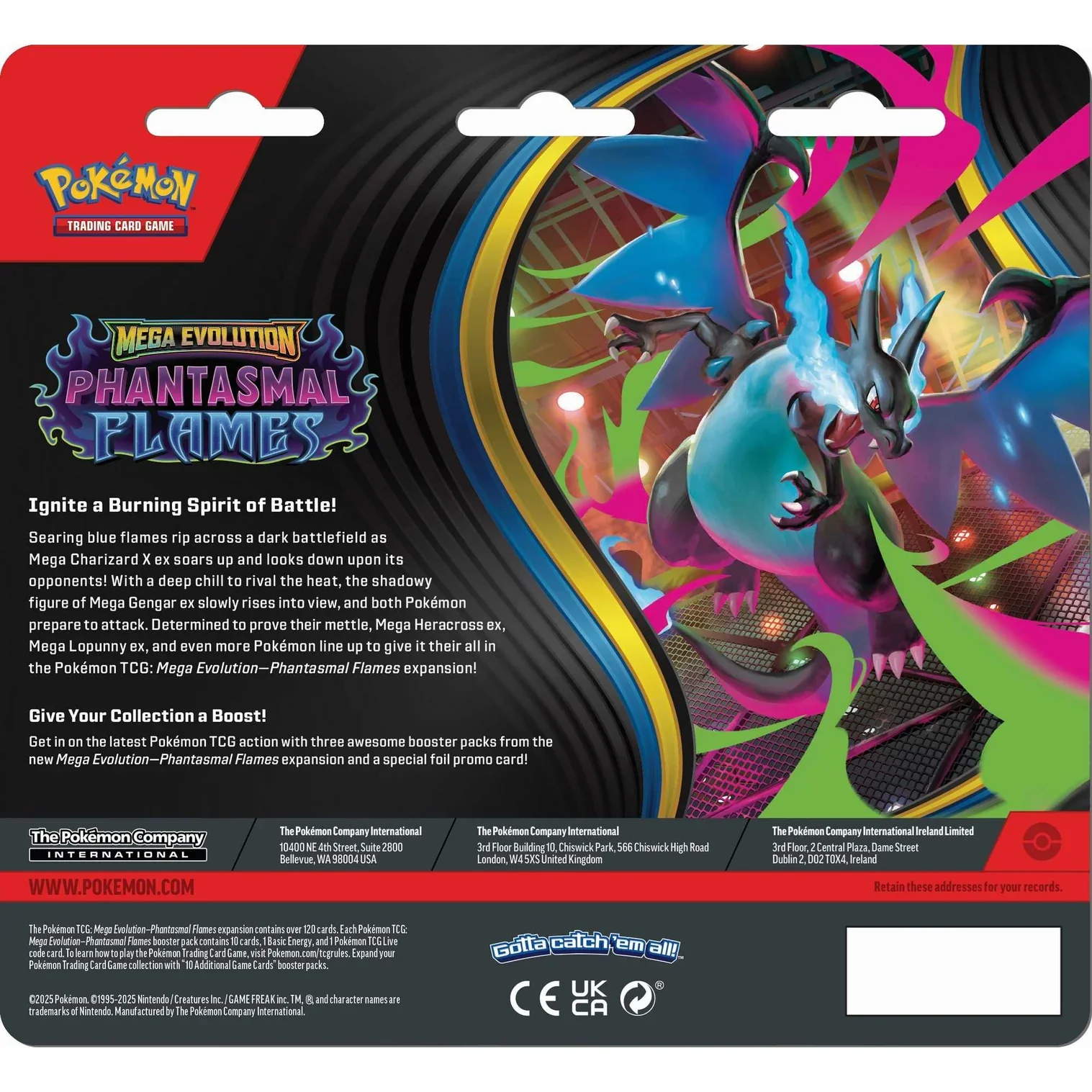 Pokémon TCG: Weavile Phantasmal Flames 3-Pack Blister - Image 2