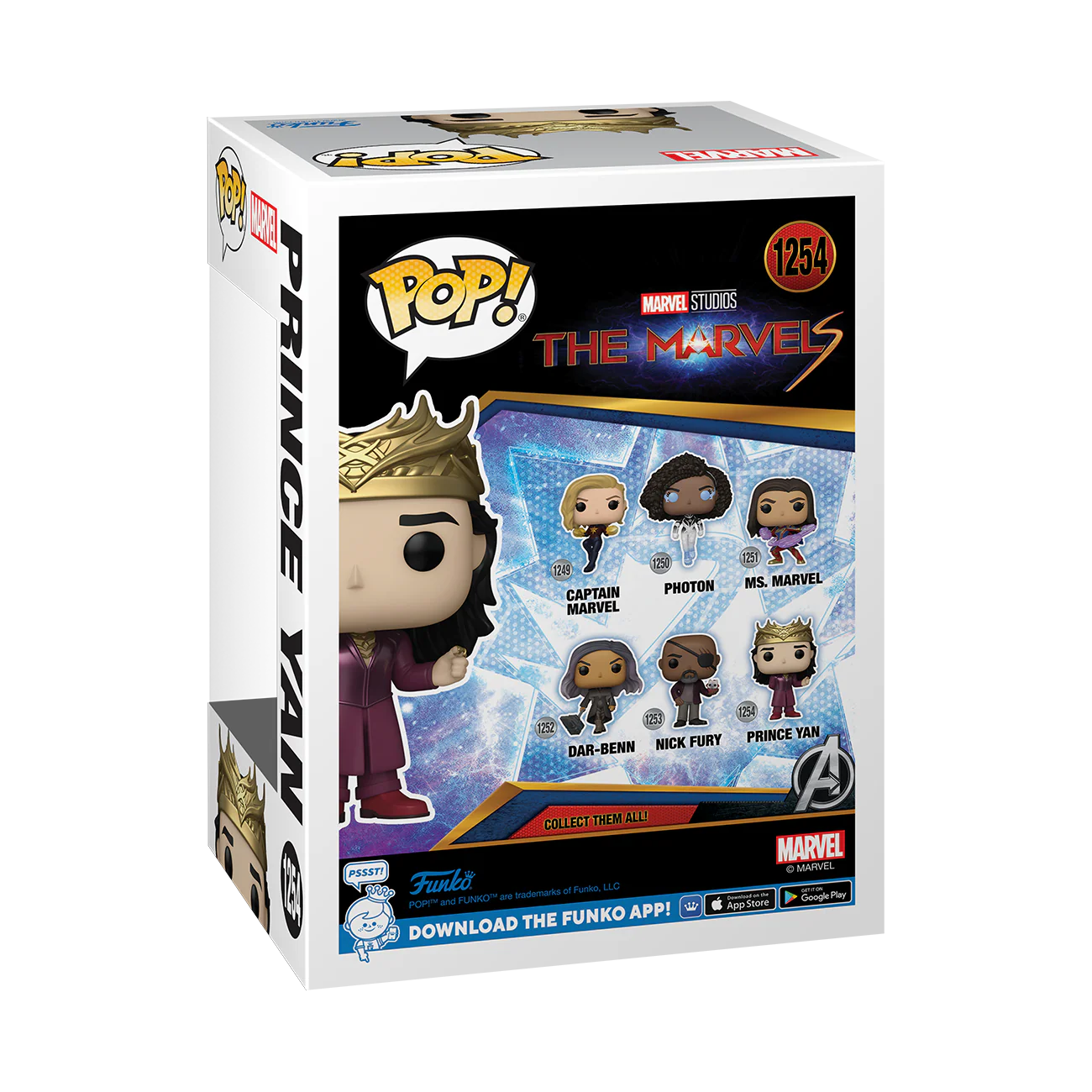 Prince Yan The Marvels Funko Pop! Marvel Vinyl Figure - Image 3