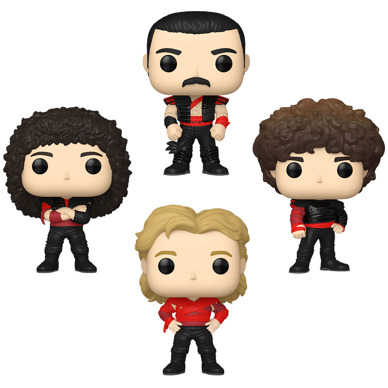 Queen (Radio Gaga) 4-Pack Funko Pop! Rocks Vinyl Figure