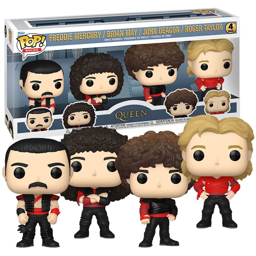 Queen (Radio Gaga) 4-Pack Funko Pop! Rocks Vinyl Figure - Image 3