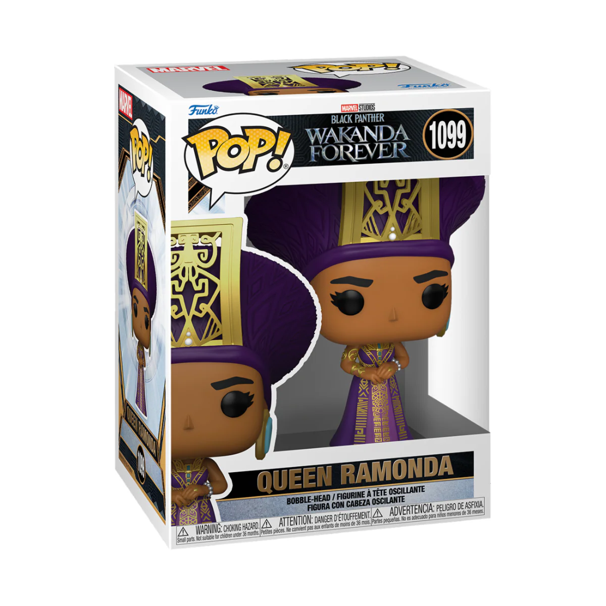 Queen Ramonda Black Panther Funko Pop! Marvel Vinyl Figure - Image 3
