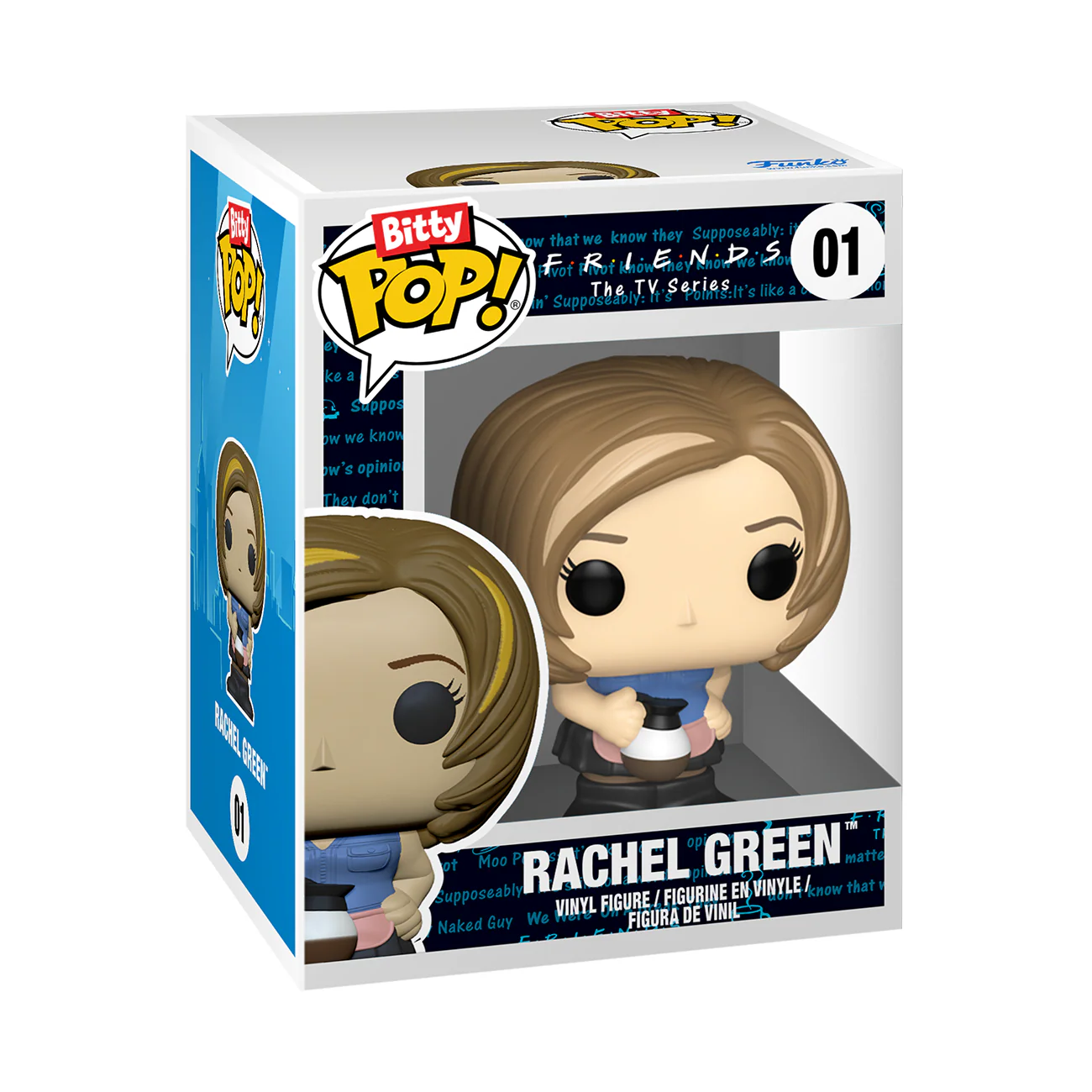 Rachel with Central Perks Friends Funko Bitty Pop! Towns Vinyl Figure - Image 3