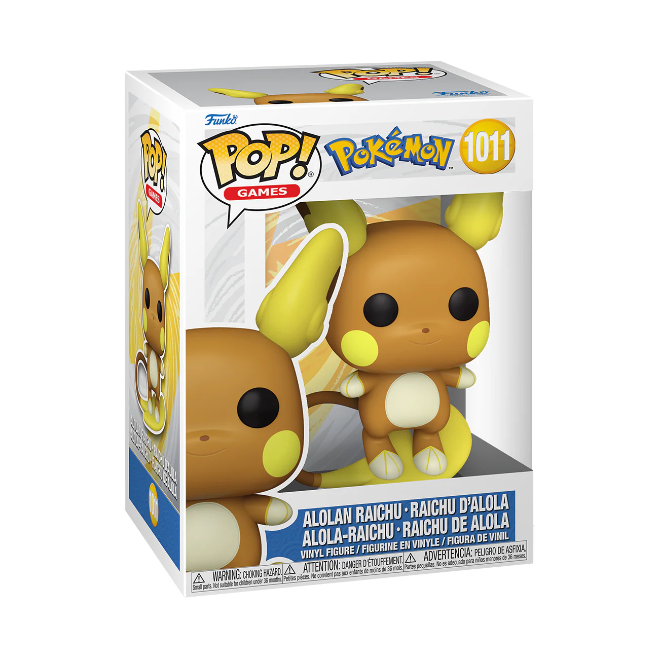 Raichu (Alolan) Pokemon Funko Pop! Games Vinyl Figure - Image 3