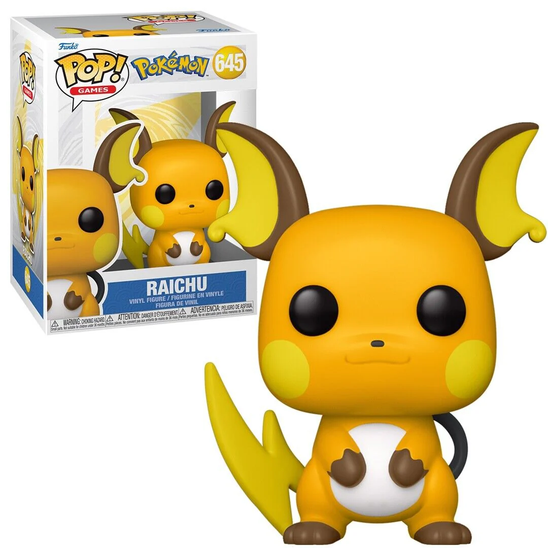 Raichu Pokemon Funko Pop! Games Vinyl Figure