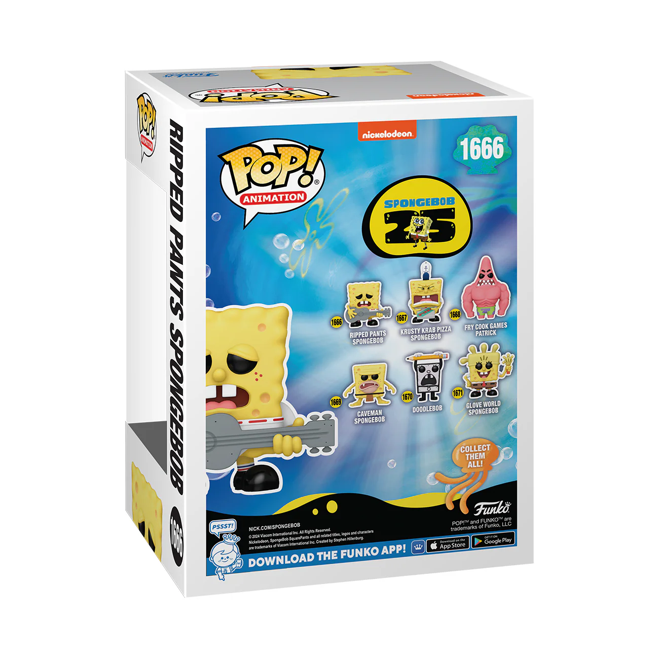 Ripped Pants SpongeBob Squarepants Funko Pop! Animation Vinyl Figure - Image 3