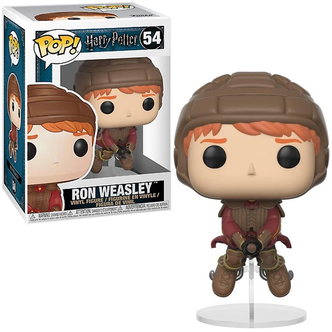Ron on Broom (Quidditch) Harry Potter Funko Pop! Vinyl Figure - Image 3