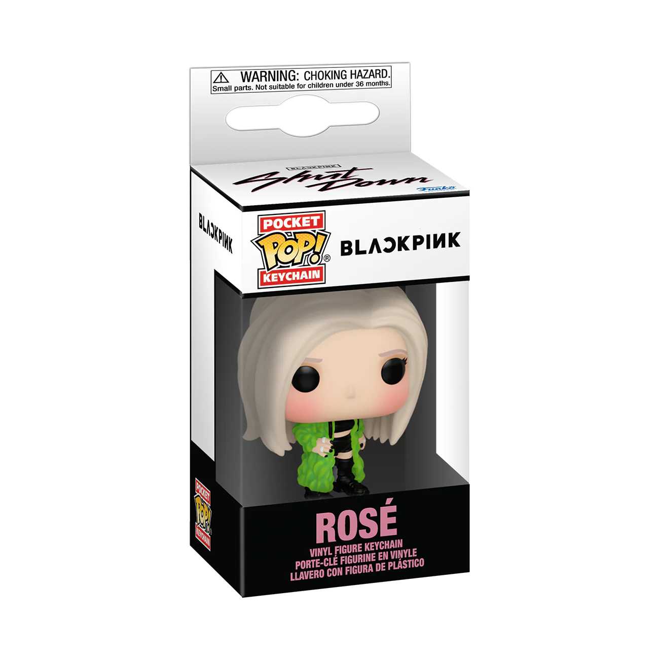 Rose (Shut Down) BLACKPINK Funko Pocket Pop! Rocks Keychain - Image 2