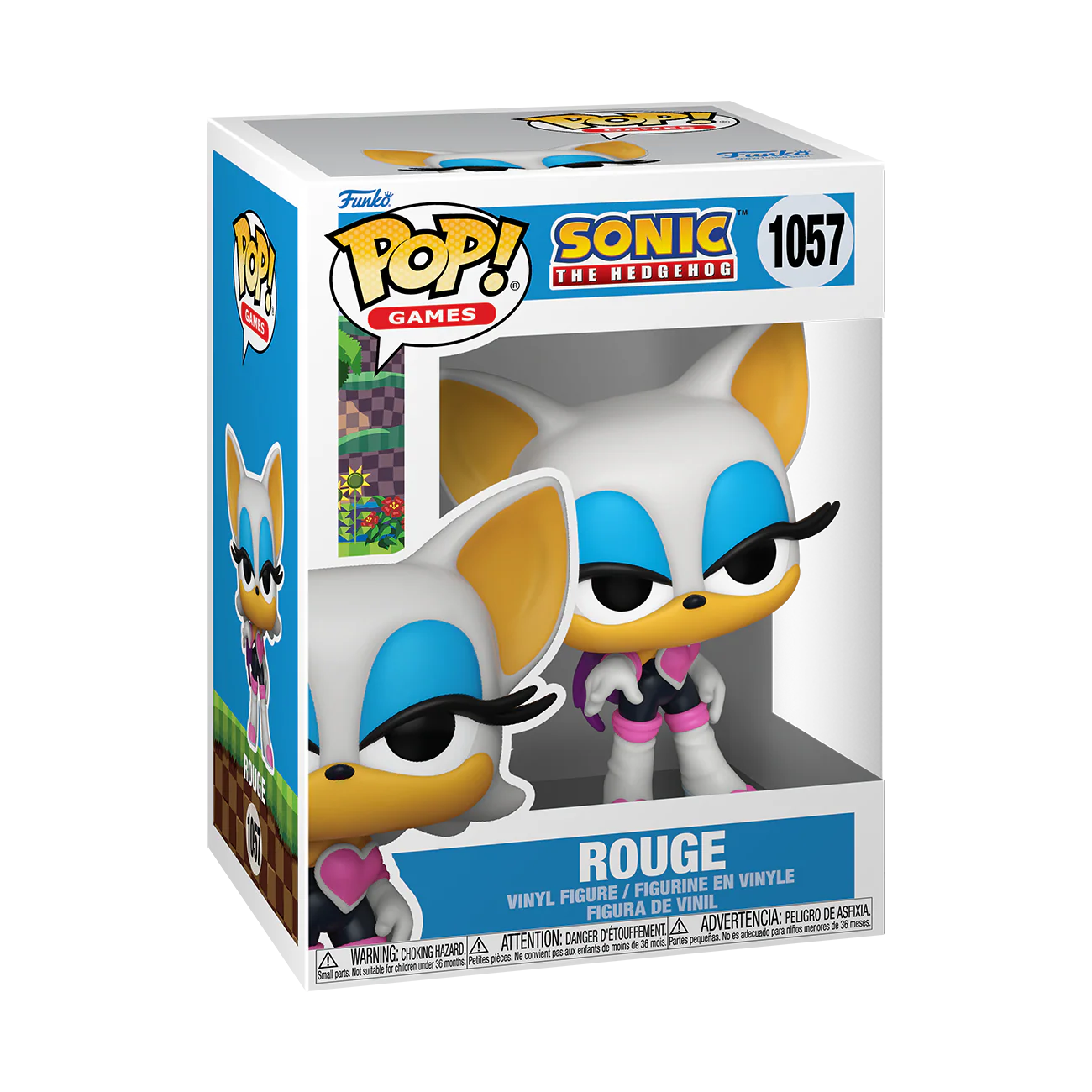 Rouge Sonic the Hedgehog Funko Pop! Games Vinyl Figure - Image 2