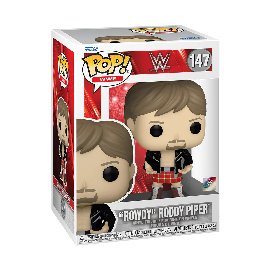 "Rowdy" Roddy Piper Funko Pop! WWE Vinyl Figure - Image 3