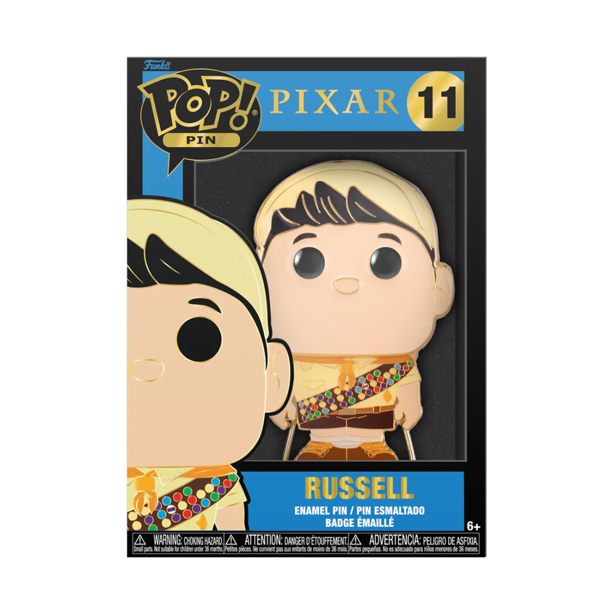 Russell Pixar UP Funko Pop! Disney Pin - Image 2