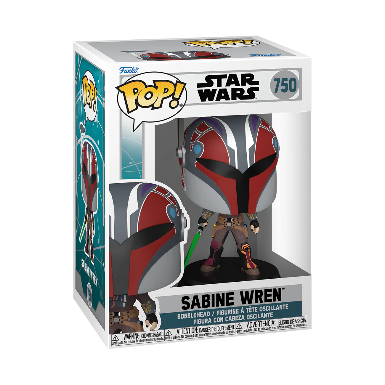 Sabine Wren Ahsoka Funko Pop! Star Wars Vinyl Figure - Image 3