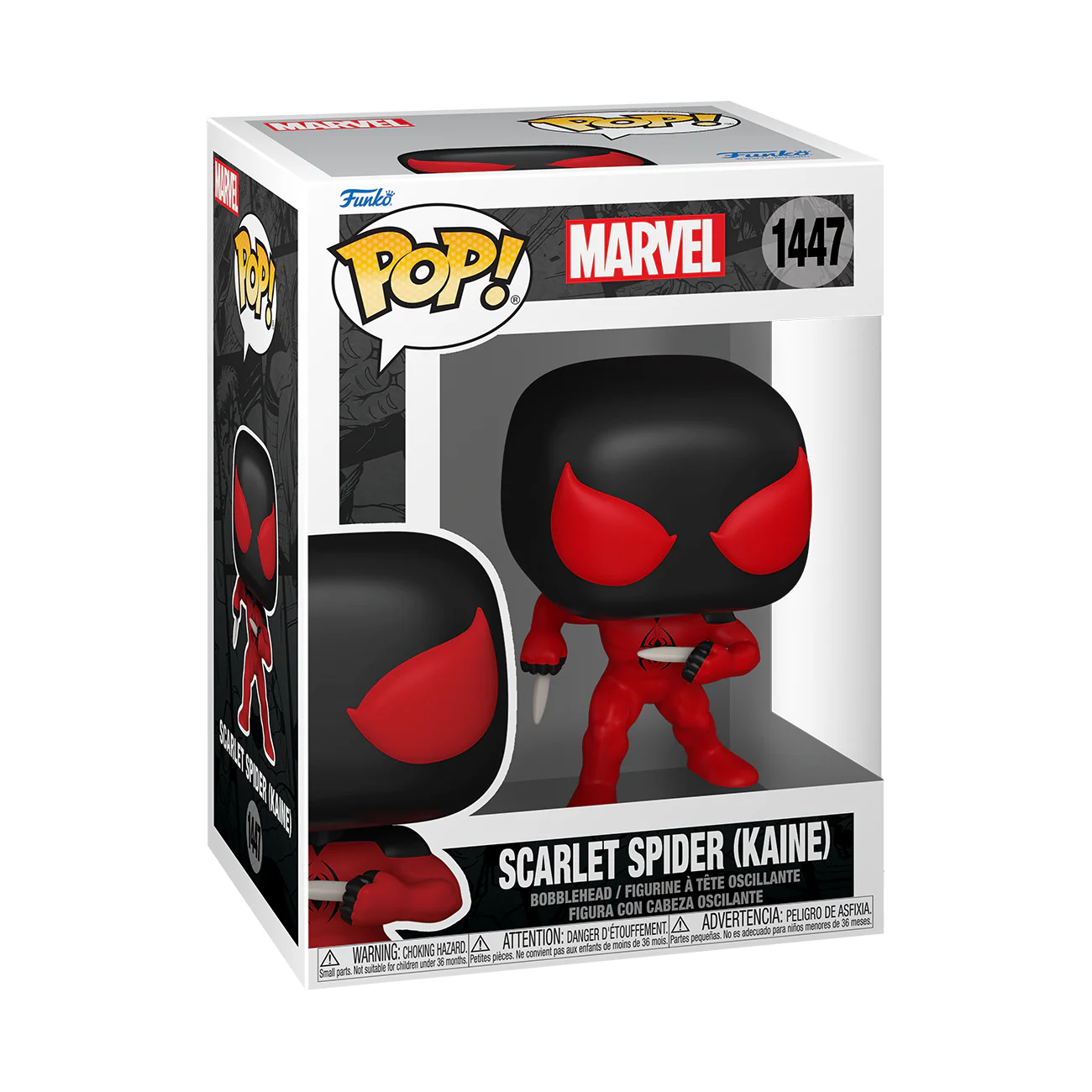 Scarlet Spider (Kaine) Funko Pop! Marvel Vinyl Figure - Image 3