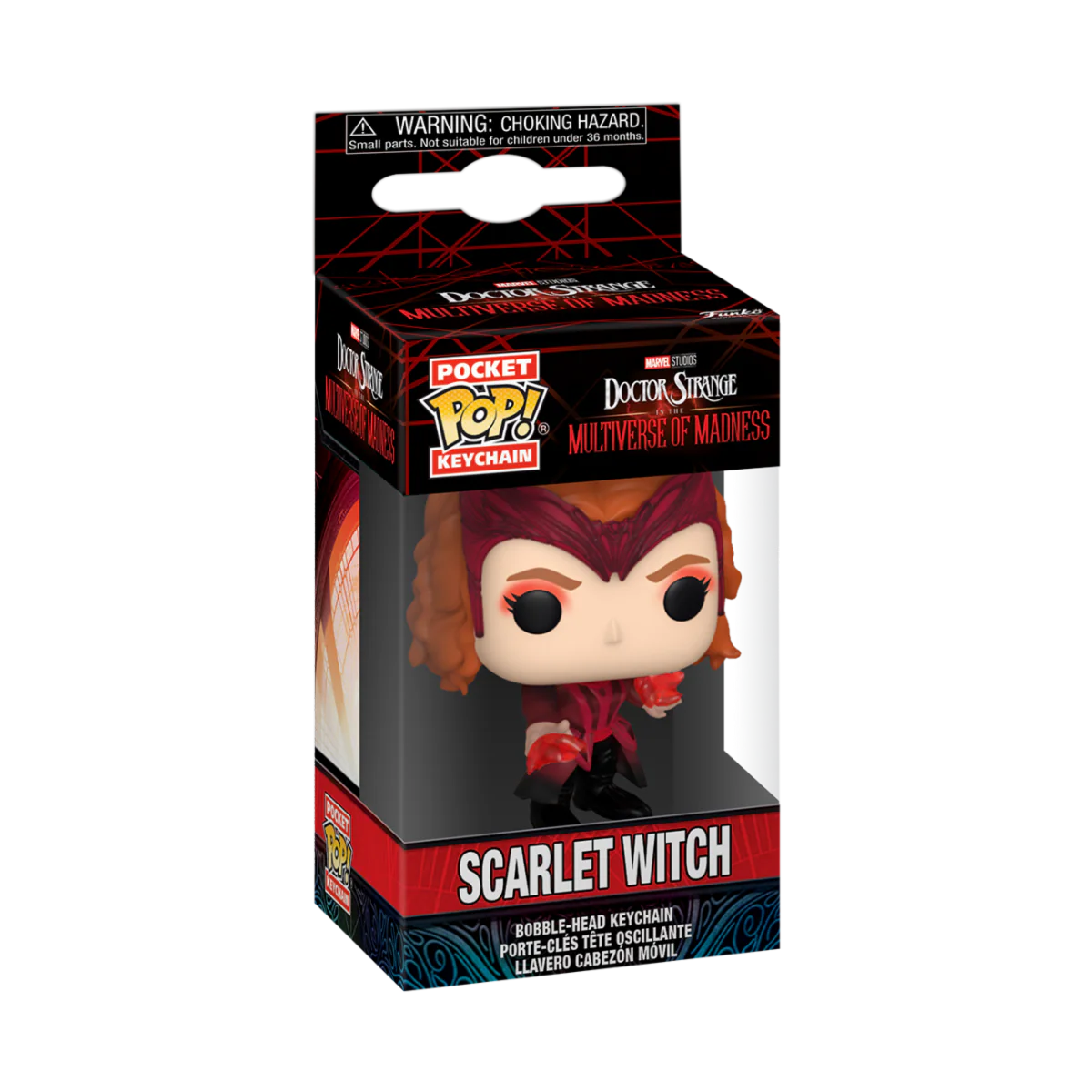 Scarlet Witch Doctor Strange MoM Funko Pocket Pop! Marvel Keychain - Image 2