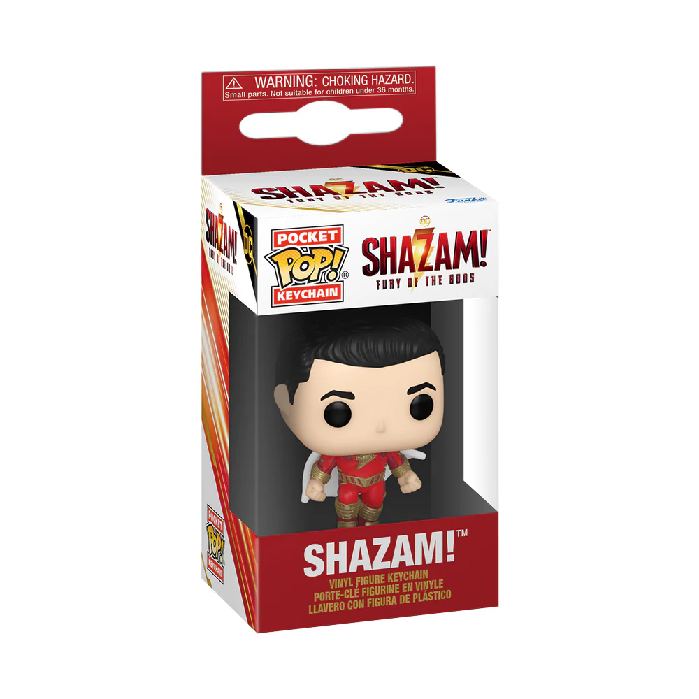Shazam 2 Funko Pocket Pop! DC Comics Keychain - Image 3