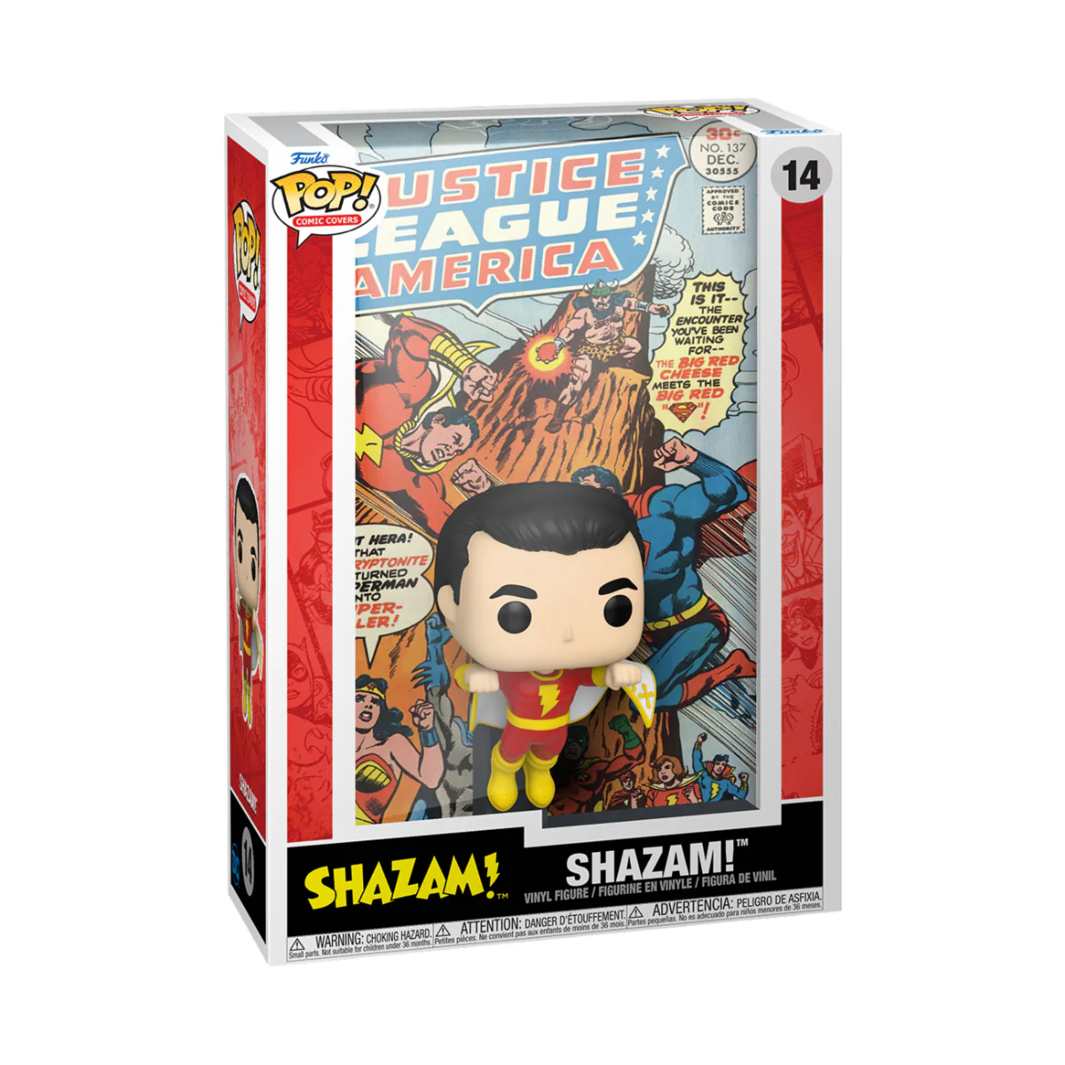 Shazam DC Comics Funko Pop! Comic Cover Vinyl Figure