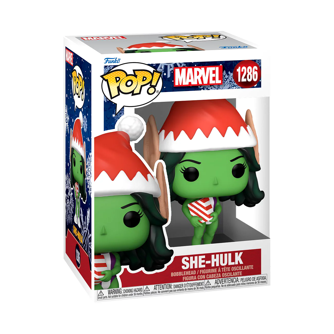 She-Hulk (Holiday) Funko Pop! Marvel Vinyl Figure - Image 3