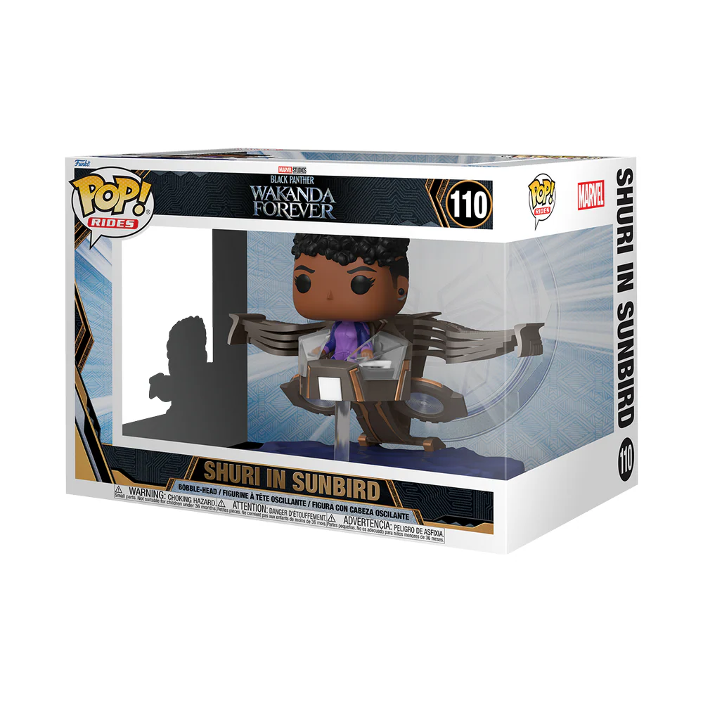 Shuri in Sunbird Black Panther Funko Pop! Rides Vinyl Figure - Image 3