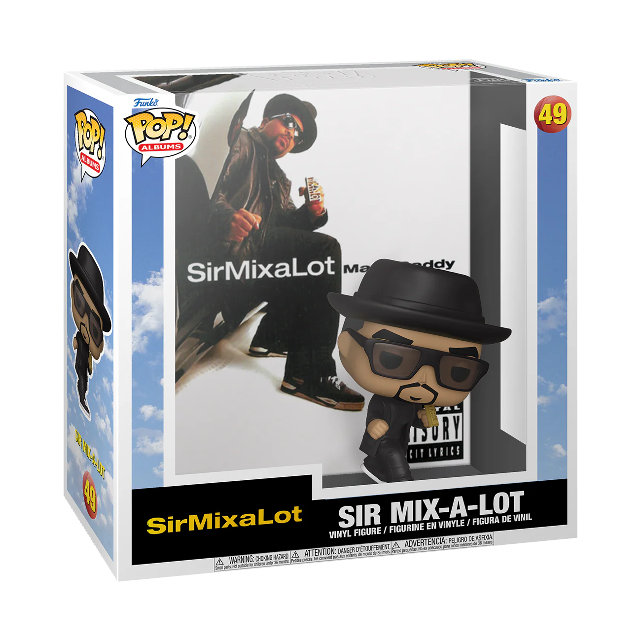 Sir Mix-A-Lot (Mack Daddy) Funko Pop! Album Cover Vinyl Figure