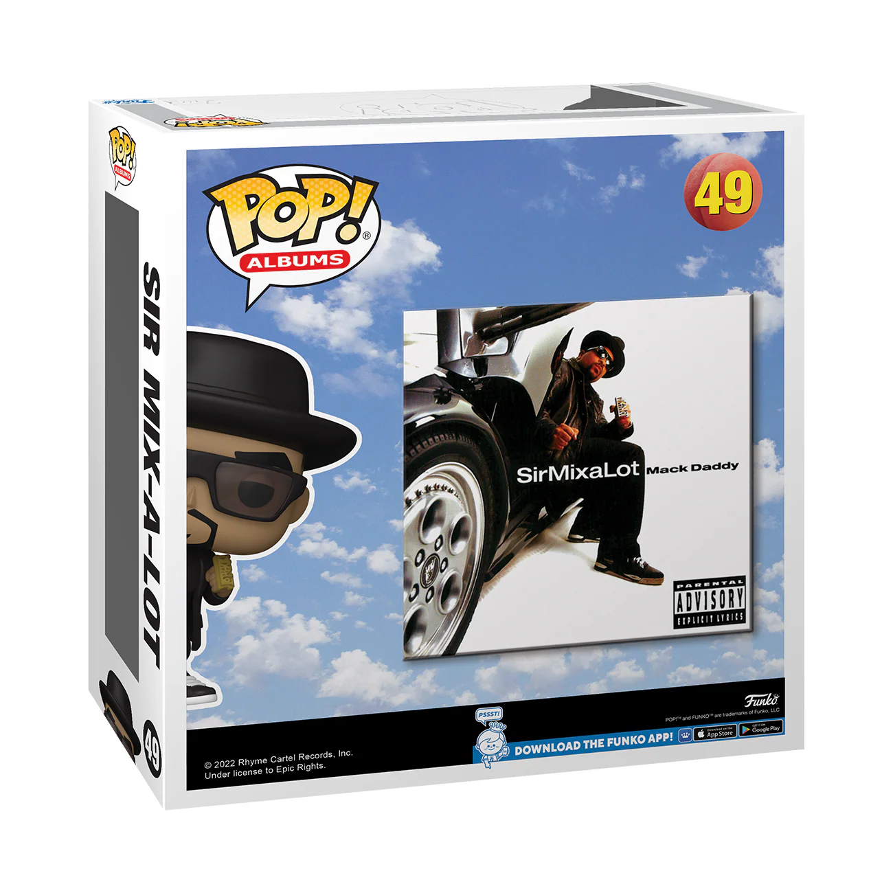 Sir Mix-A-Lot (Mack Daddy) Funko Pop! Album Cover Vinyl Figure - Image 3