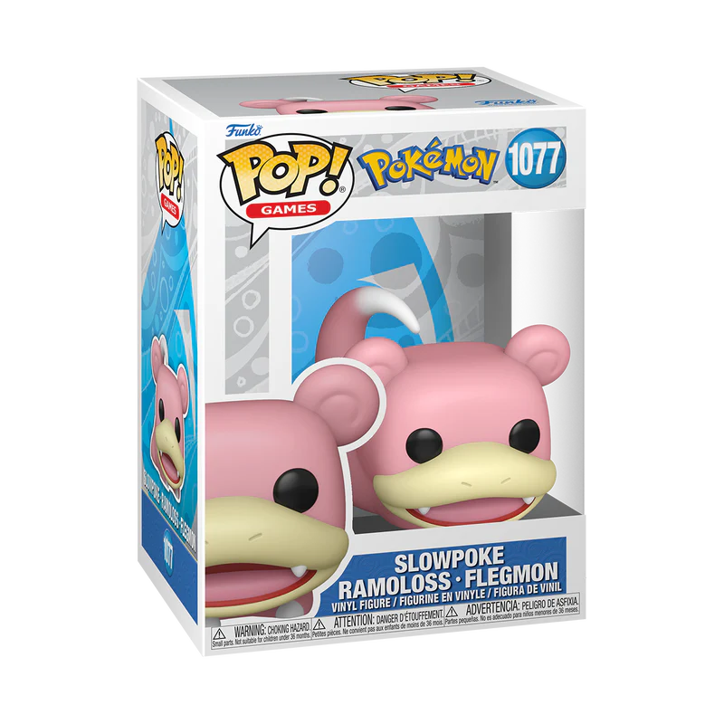 Slowpoke Pokemon Funko Pop! Games Vinyl Figure - Image 2