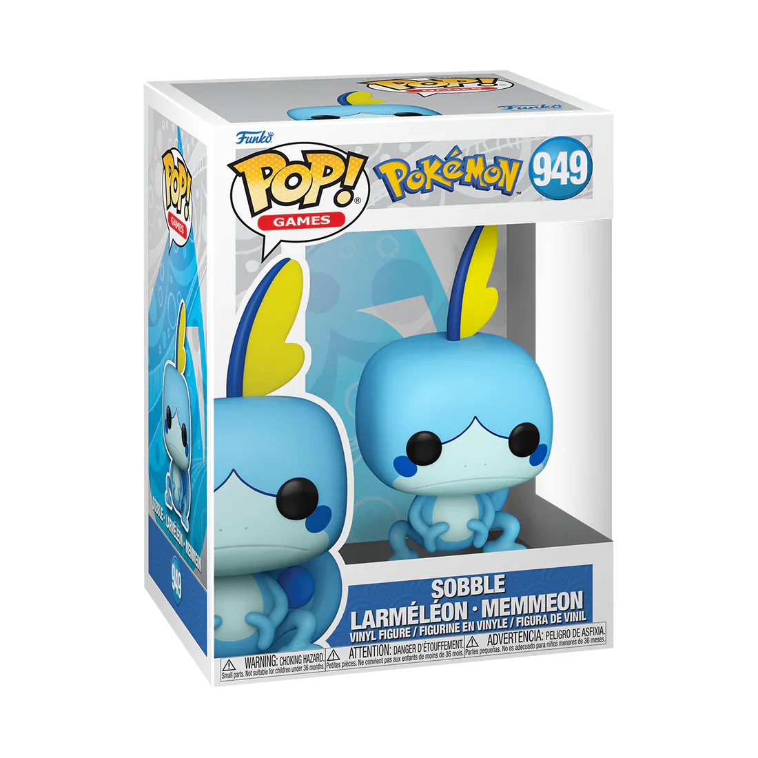 Sobble Pokemon Funko Pop! Games Vinyl Figure - Image 3