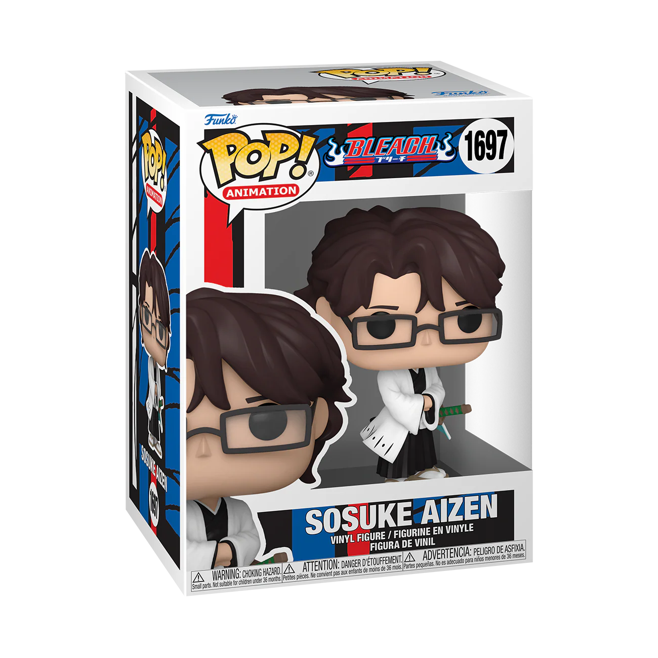 Sosuke Aizen Bleach Funko Pop! Anime Vinyl Figure - Image 2