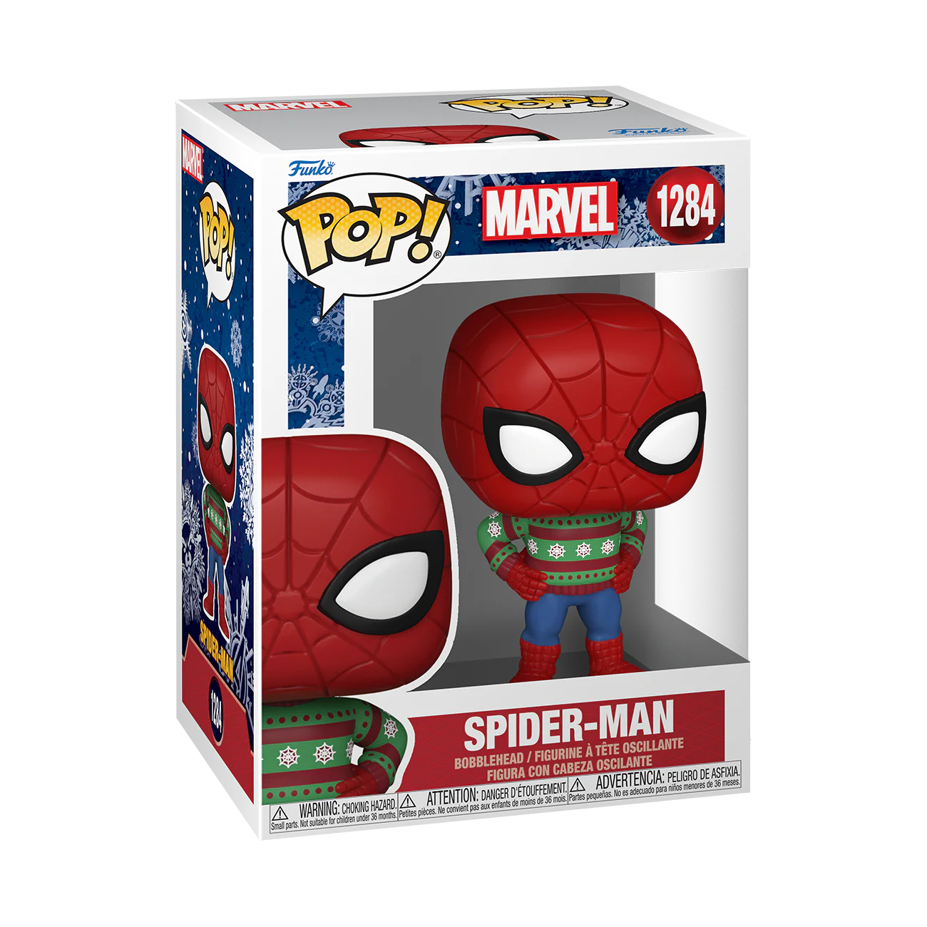 Spider-Man (Holiday) Funko Pop! Marvel Vinyl Figure - Image 2