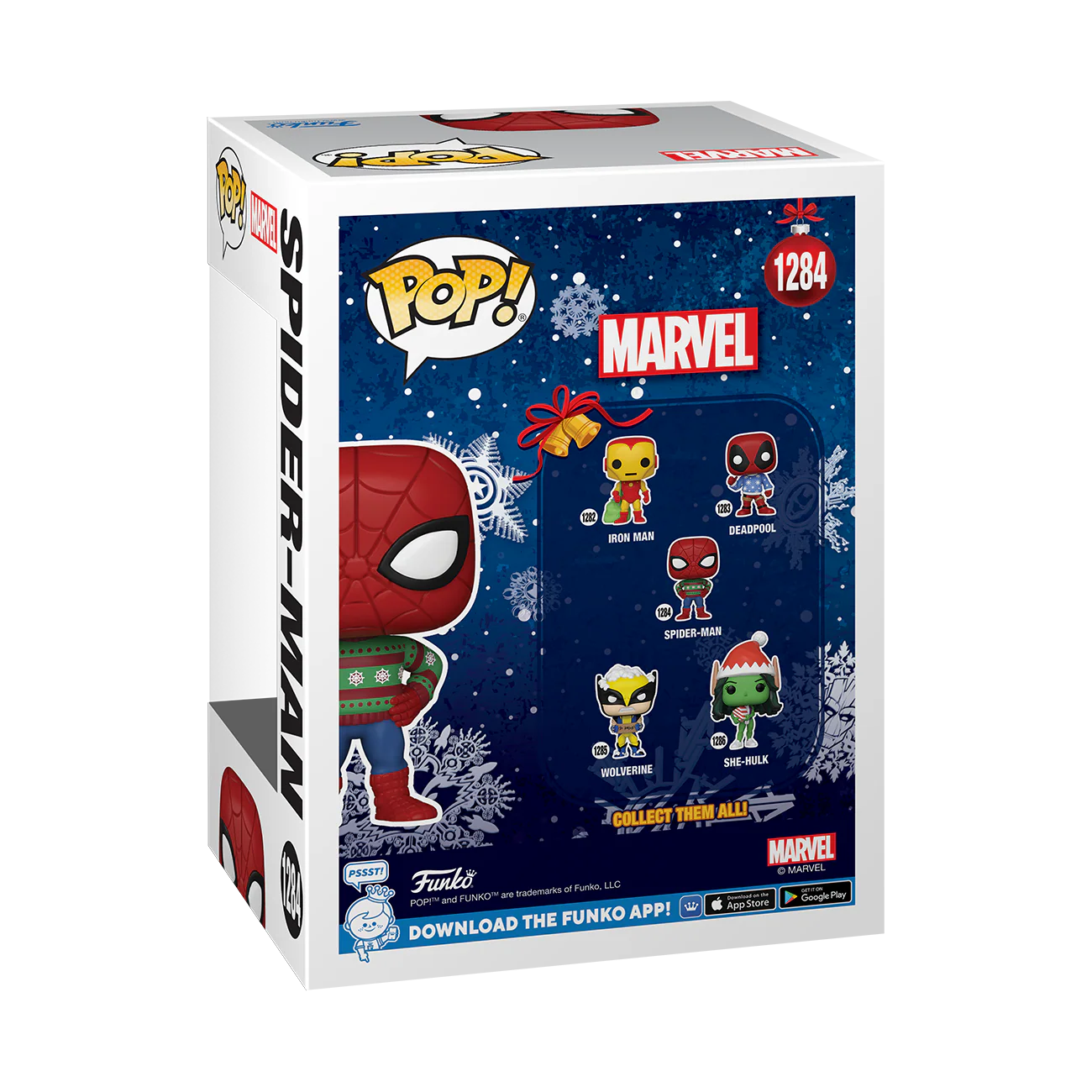 Spider-Man (Holiday) Funko Pop! Marvel Vinyl Figure - Image 3