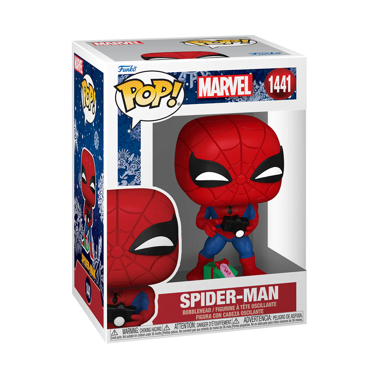 Spider-Man with Camera (Holiday) Funko Pop! Marvel Vinyl Figure - Image 2