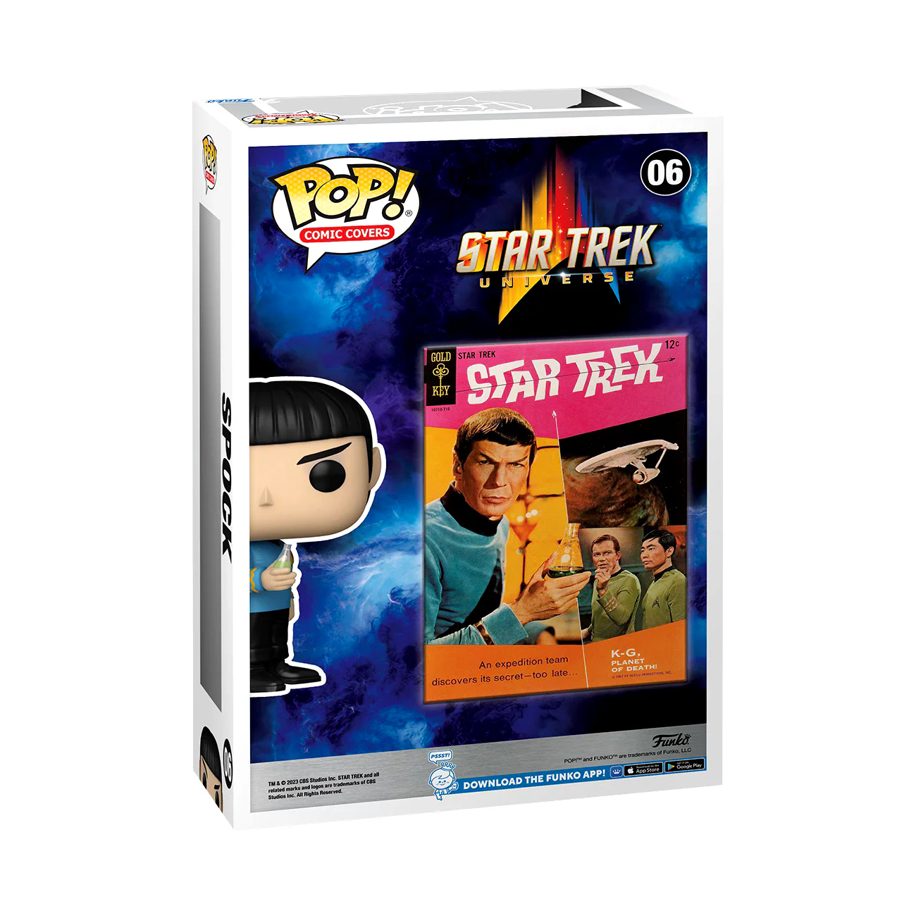 Spock Star-Trek Funko Pop! Comic Cover Vinyl Figure - Image 3