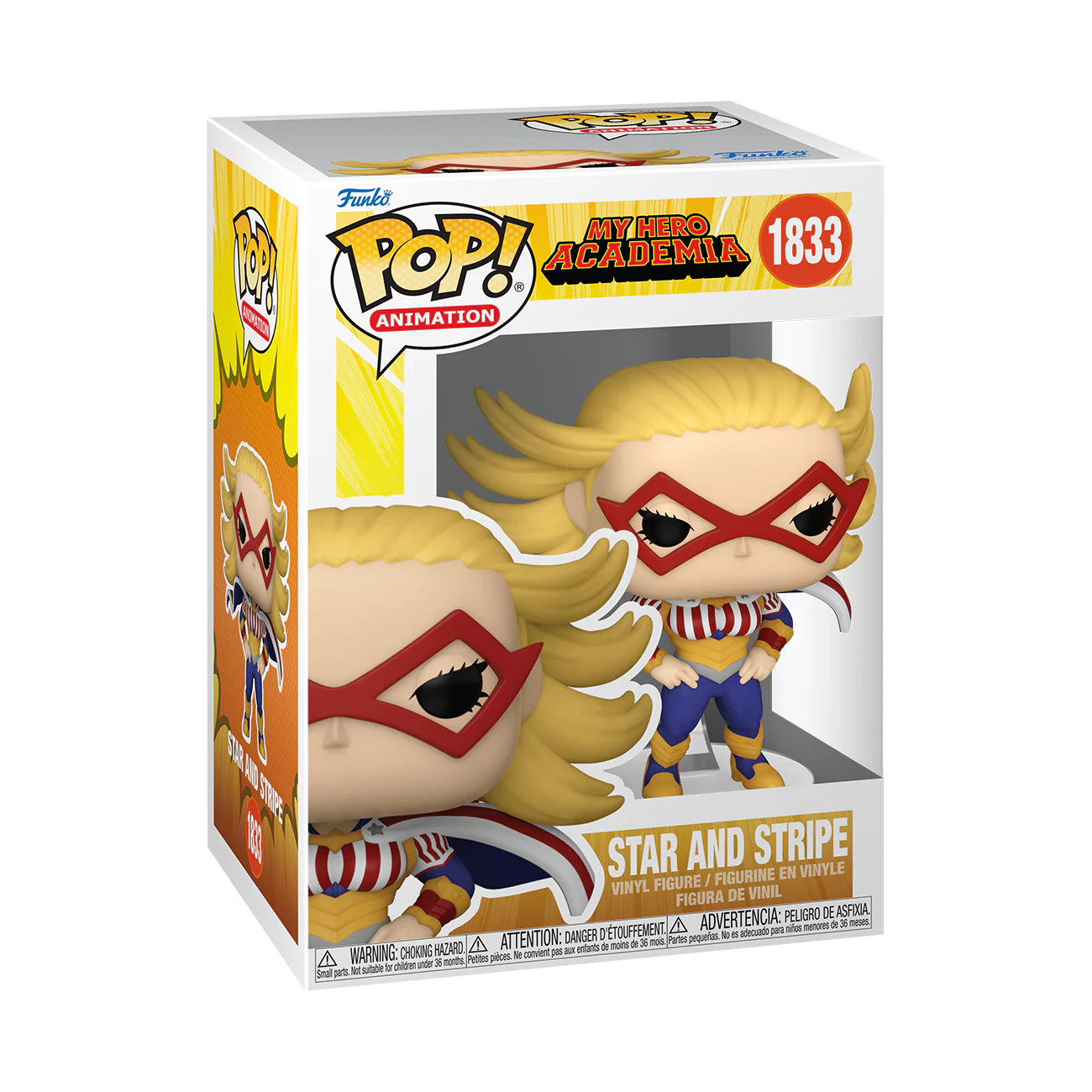 Star and Stripe My Hero Academia Funko Pop! Anime Vinyl Figure - Image 3