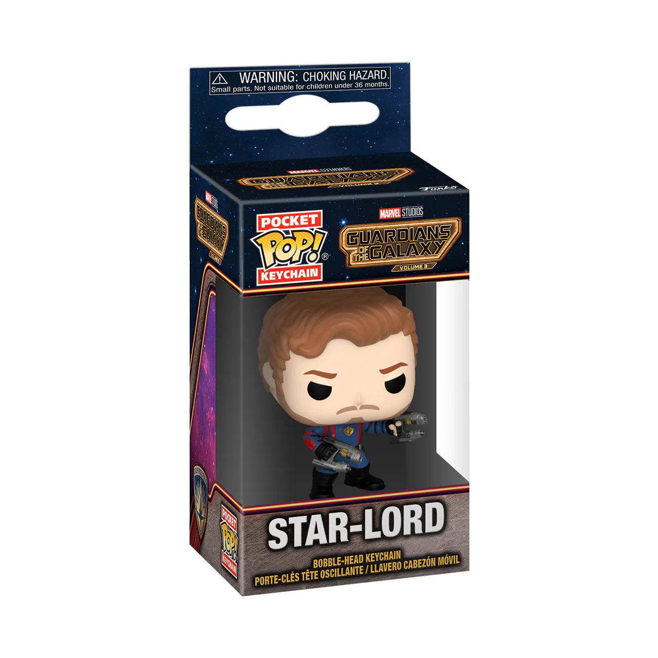 Star Lord GOTG Vol 3 Funko Pocket Pop! Marvel Keychain - Image 3