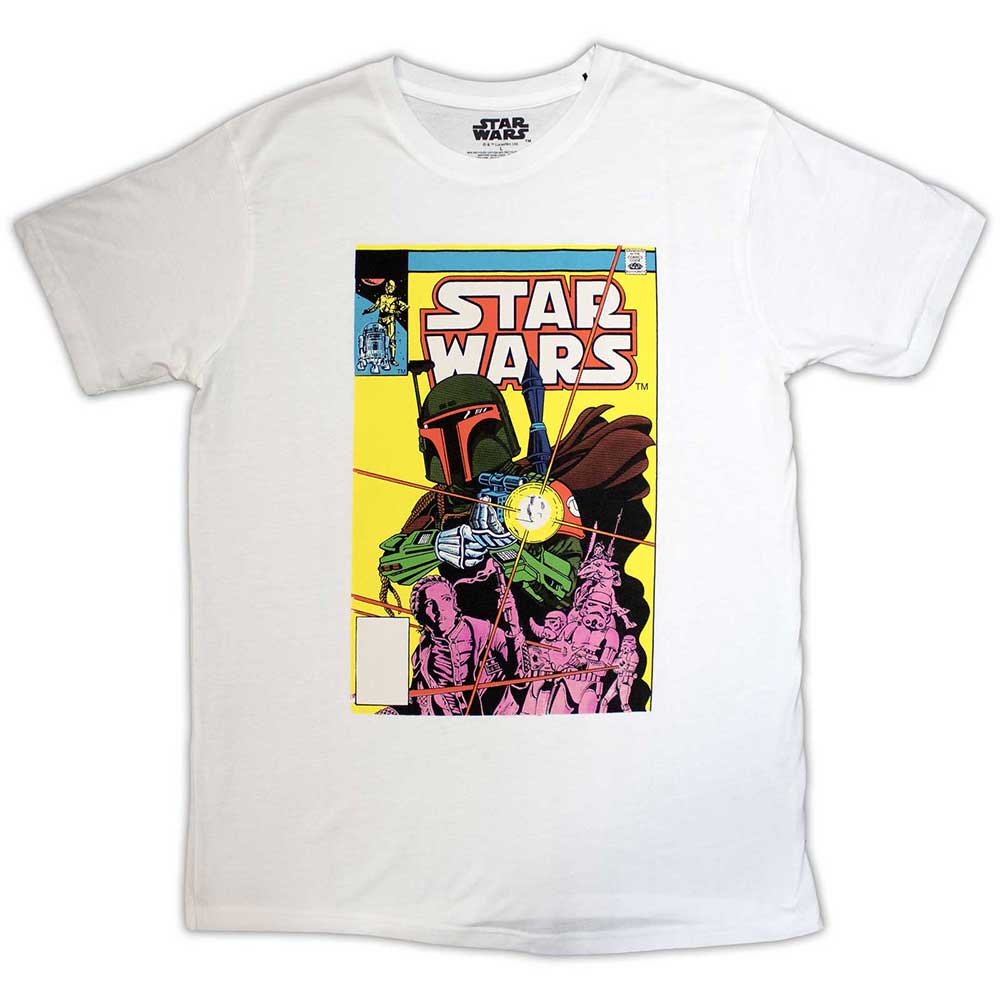 Star Wars Boba Fett Comic Cover T Shirt