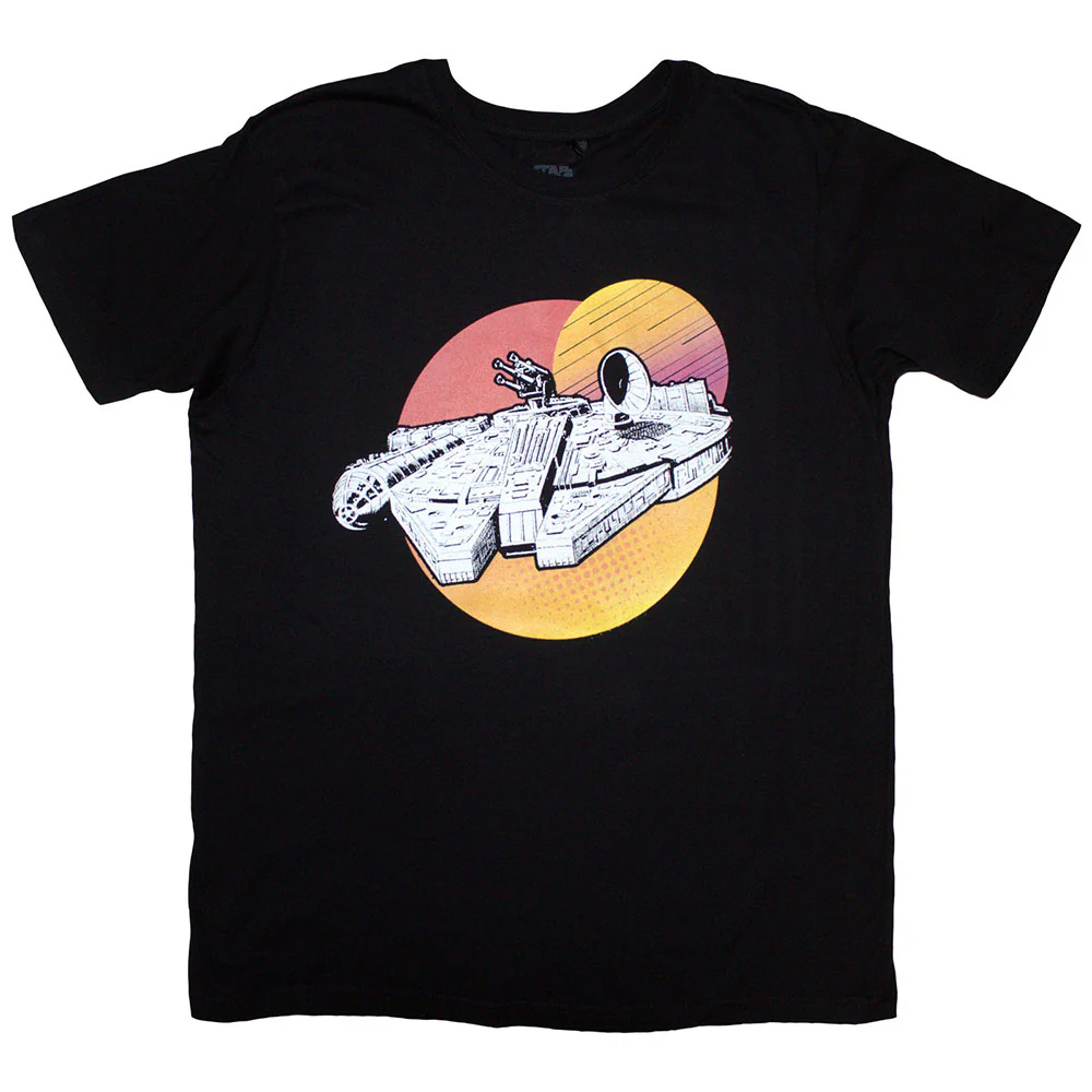 Star Wars Millennium Falcon Twin Suns T Shirt