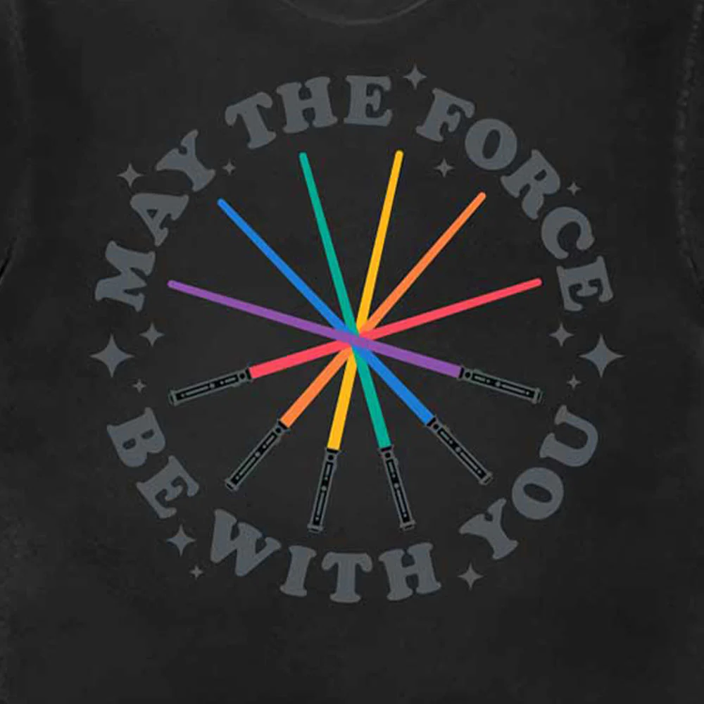 Star Wars Rainbow Sabers T Shirt - Image 2