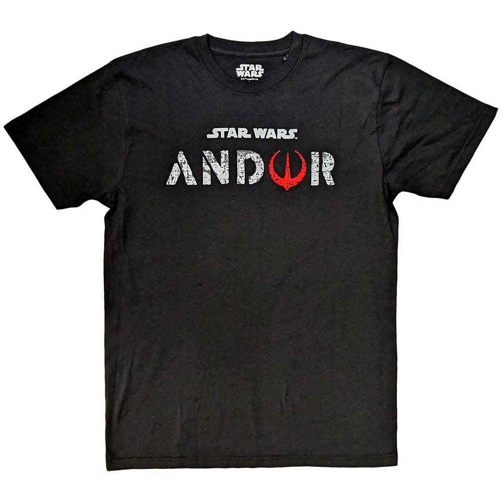 Star Wars T Shirt Andor Logo new Official Mens Black