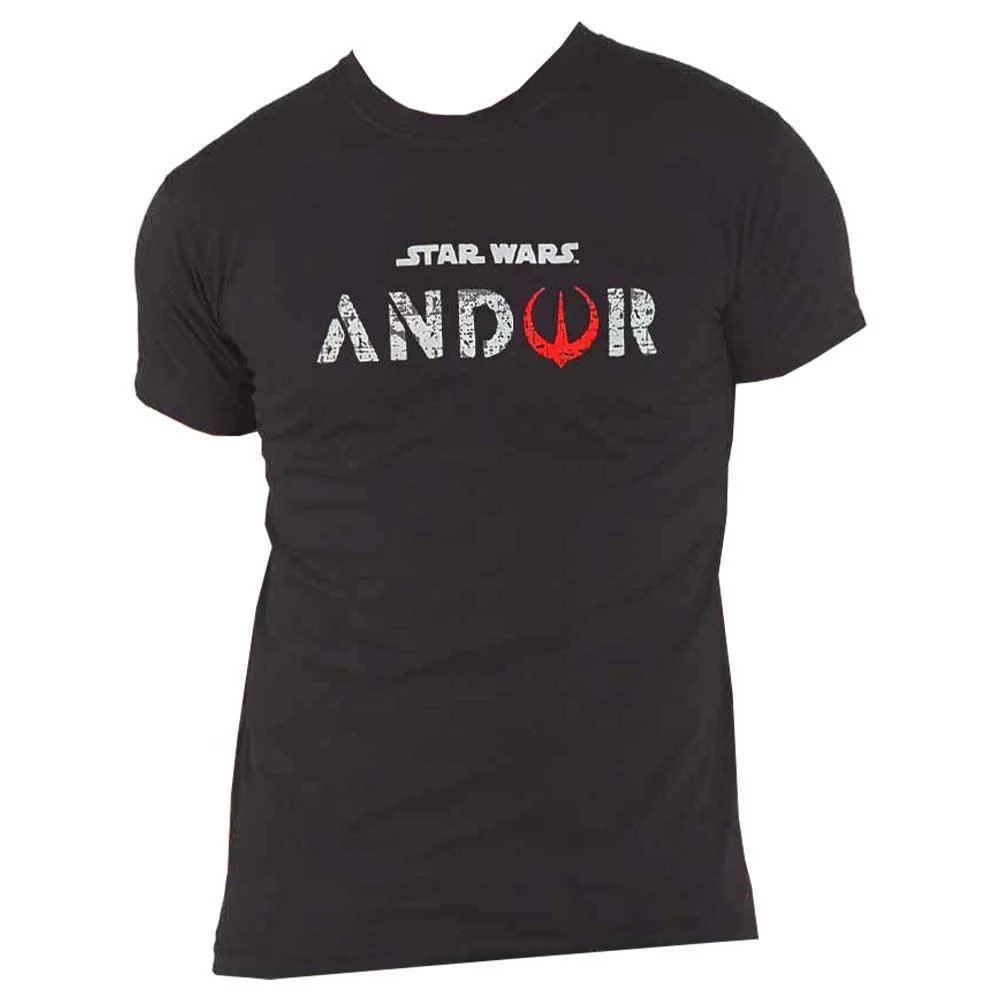 Star Wars T Shirt Andor Logo new Official Mens Black - Image 4