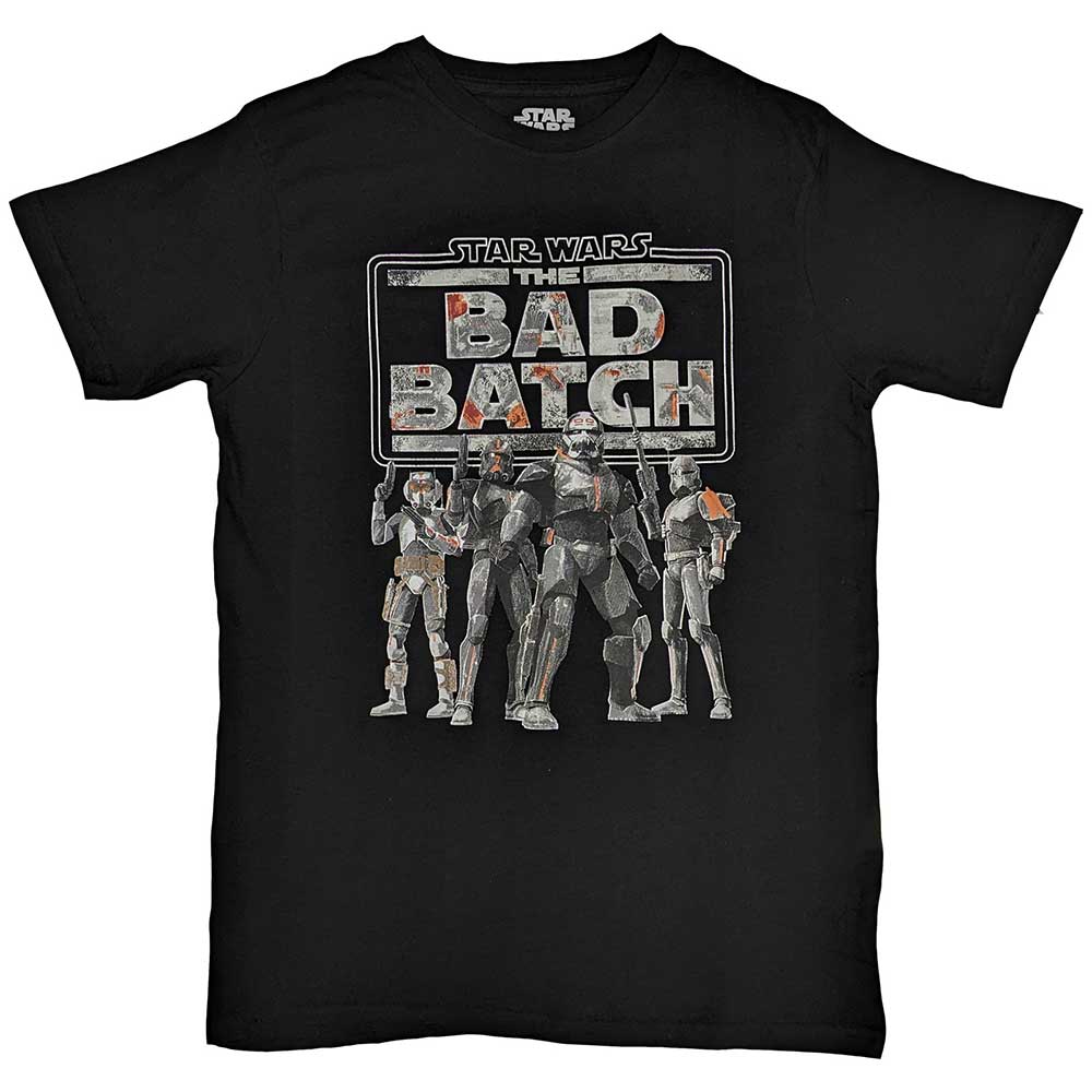 Star Wars T Shirt The Bad Batch new Official Mens Black