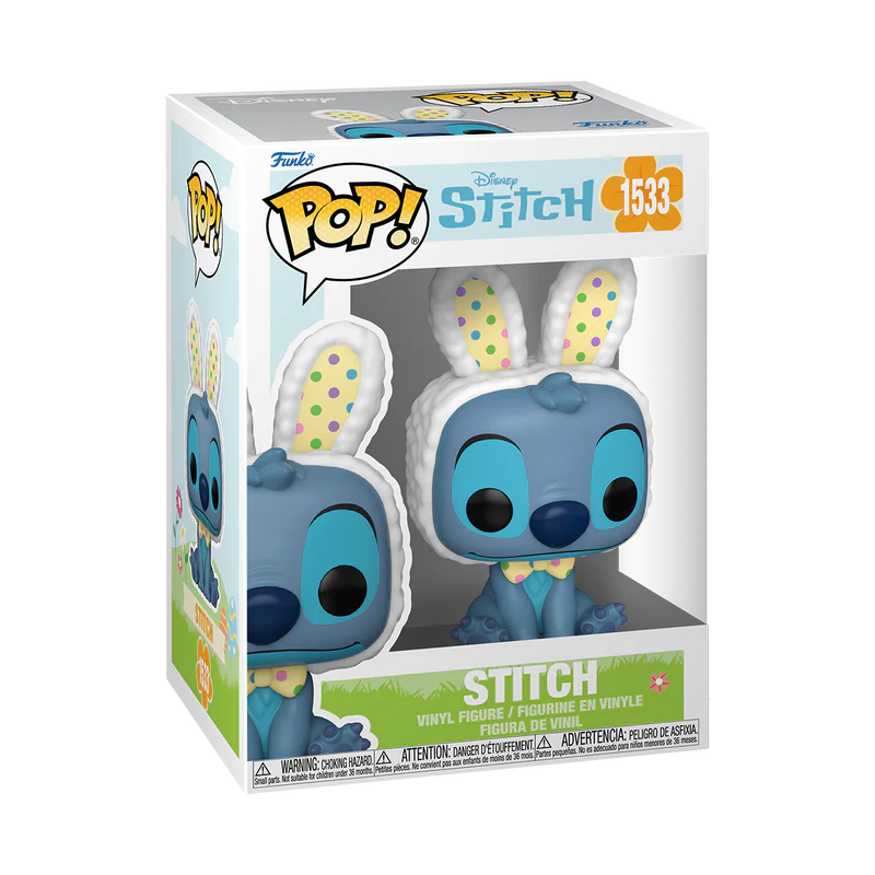 Stitch (Easter Bunny) Lilo & Stitch Funko Pop! Disney Vinyl Figure - Image 2