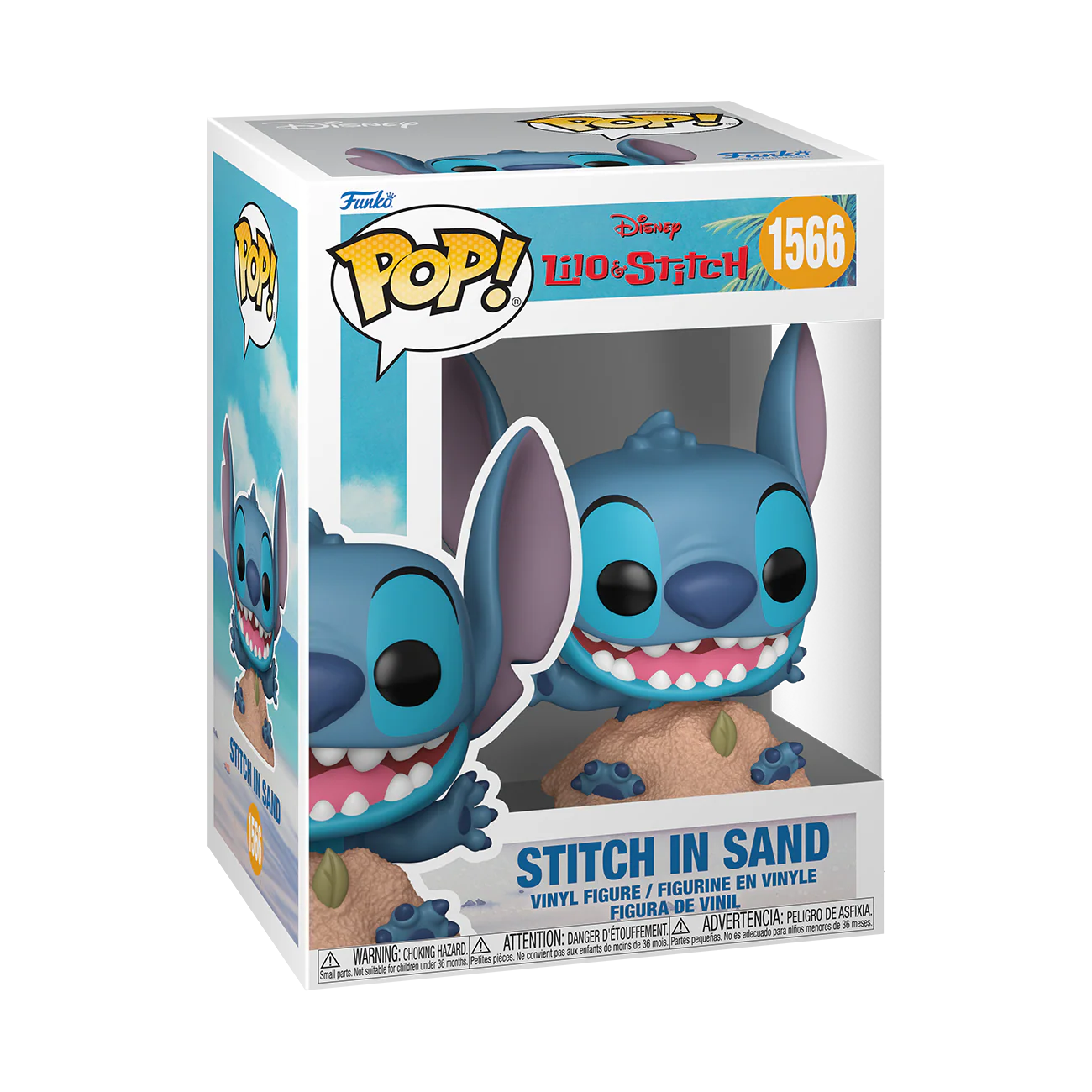 Stitch in Sand Lilo & Stitch Funko Pop! Disney Vinyl Figure - Image 2