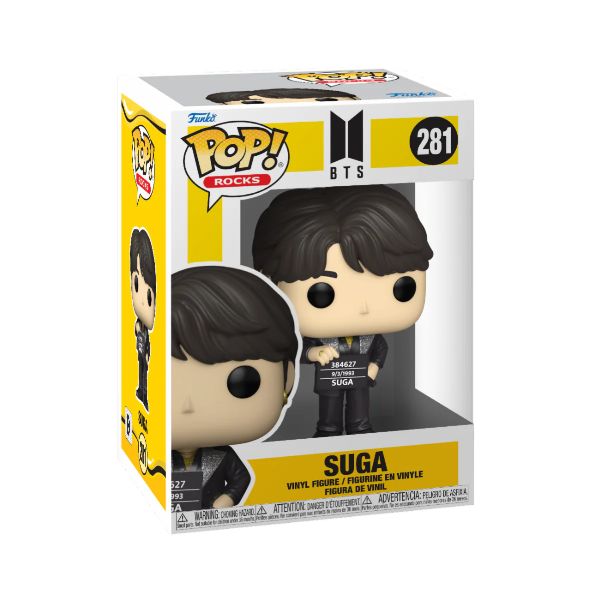 Suga (Butter) BTS Funko Pop! Rocks Vinyl Figure - Image 3
