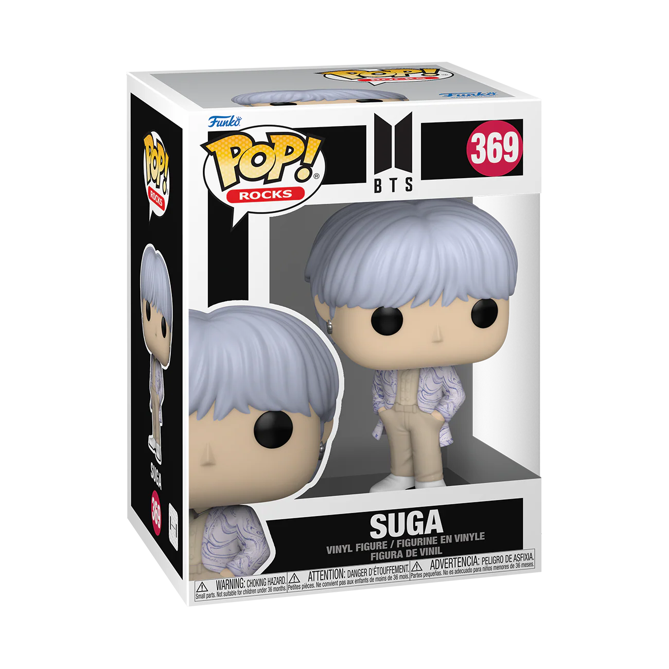Suga (Proof) BTS Funko Pop! Rocks Vinyl Figure - Image 2