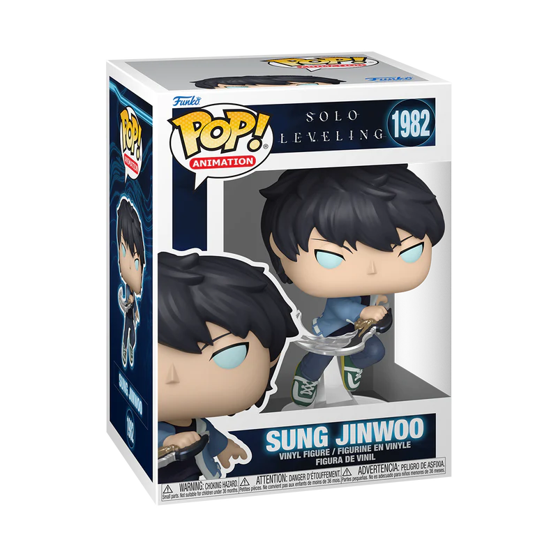 Sung Jinwoo Solo Leveling Funko Pop! Anime Vinyl Figure Common + Chase Bundle - Image 4