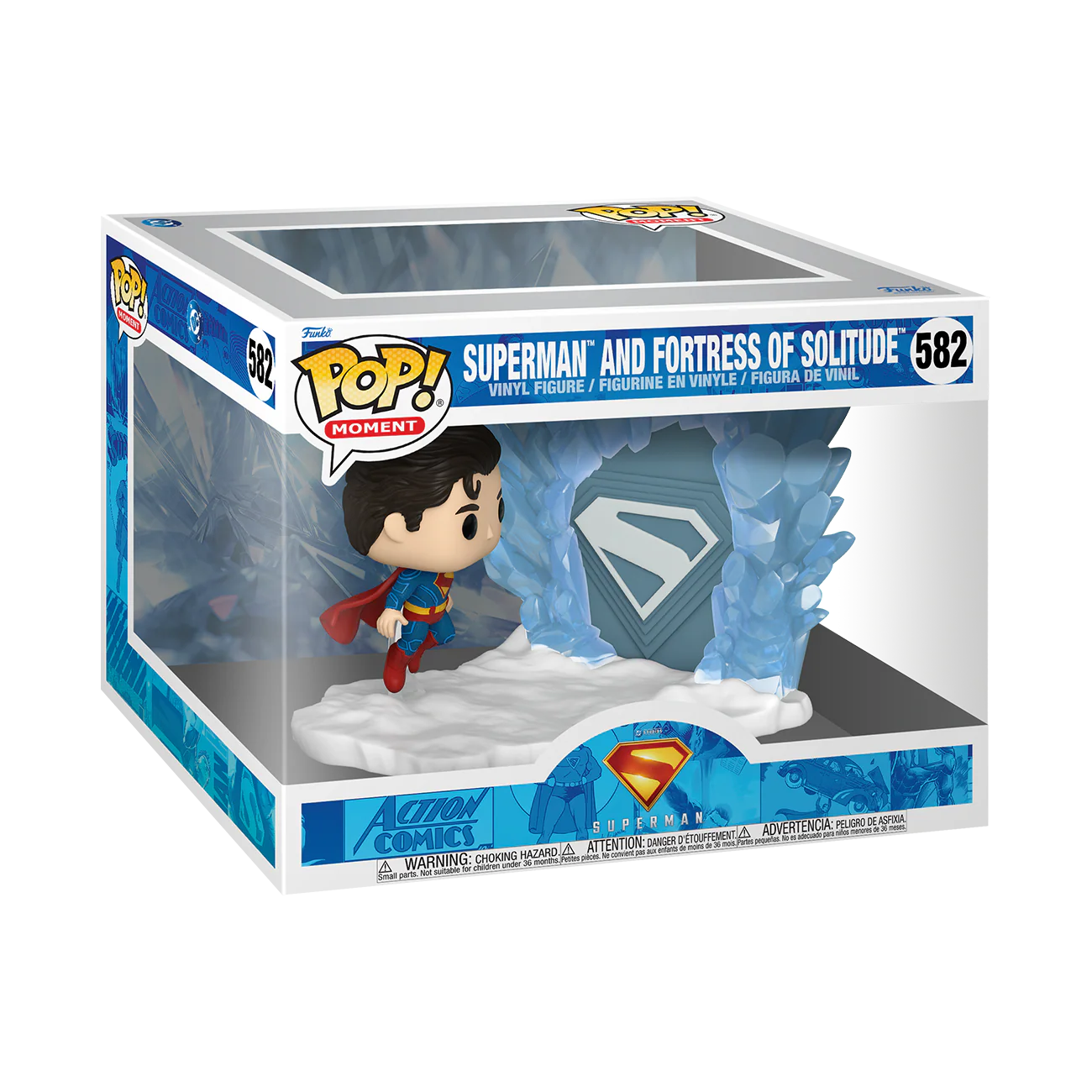 Superman and Fortress of Solitude Superman (2025) Funko Pop! Moment Vinyl Figure - Image 2