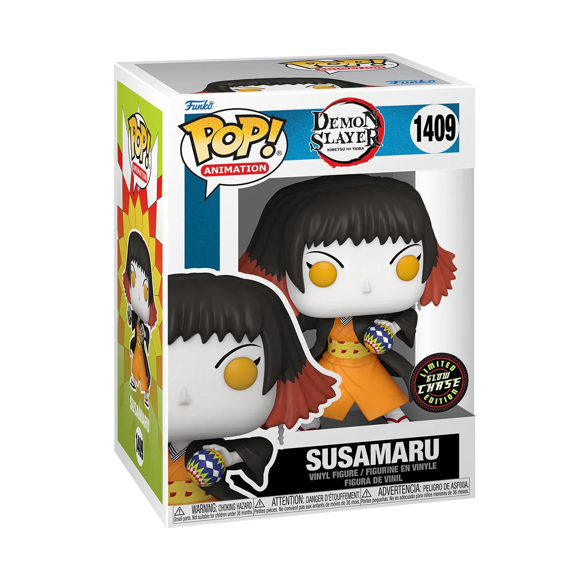 Susamaru Demon Slayer Funko Pop! Anime Vinyl Figure Common + Chase Bundle - Image 3