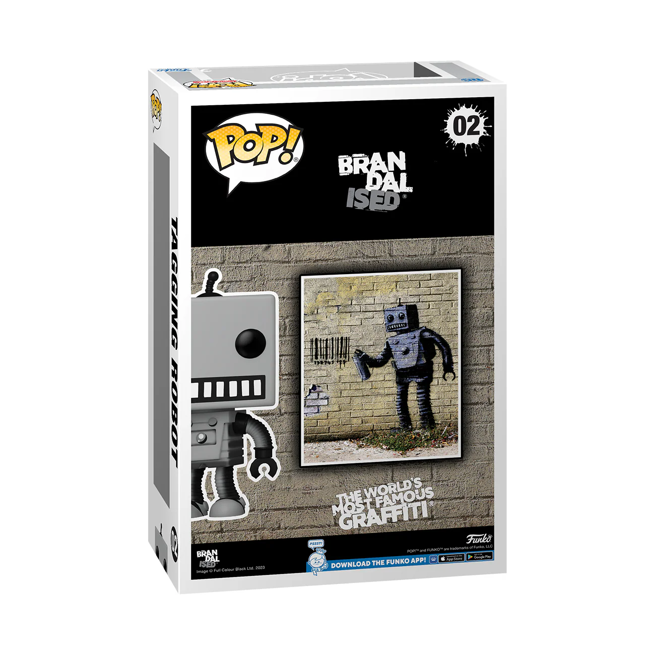 Tagging Robot Banksy Funko Pop! Art Cover Vinyl Figure - Image 3