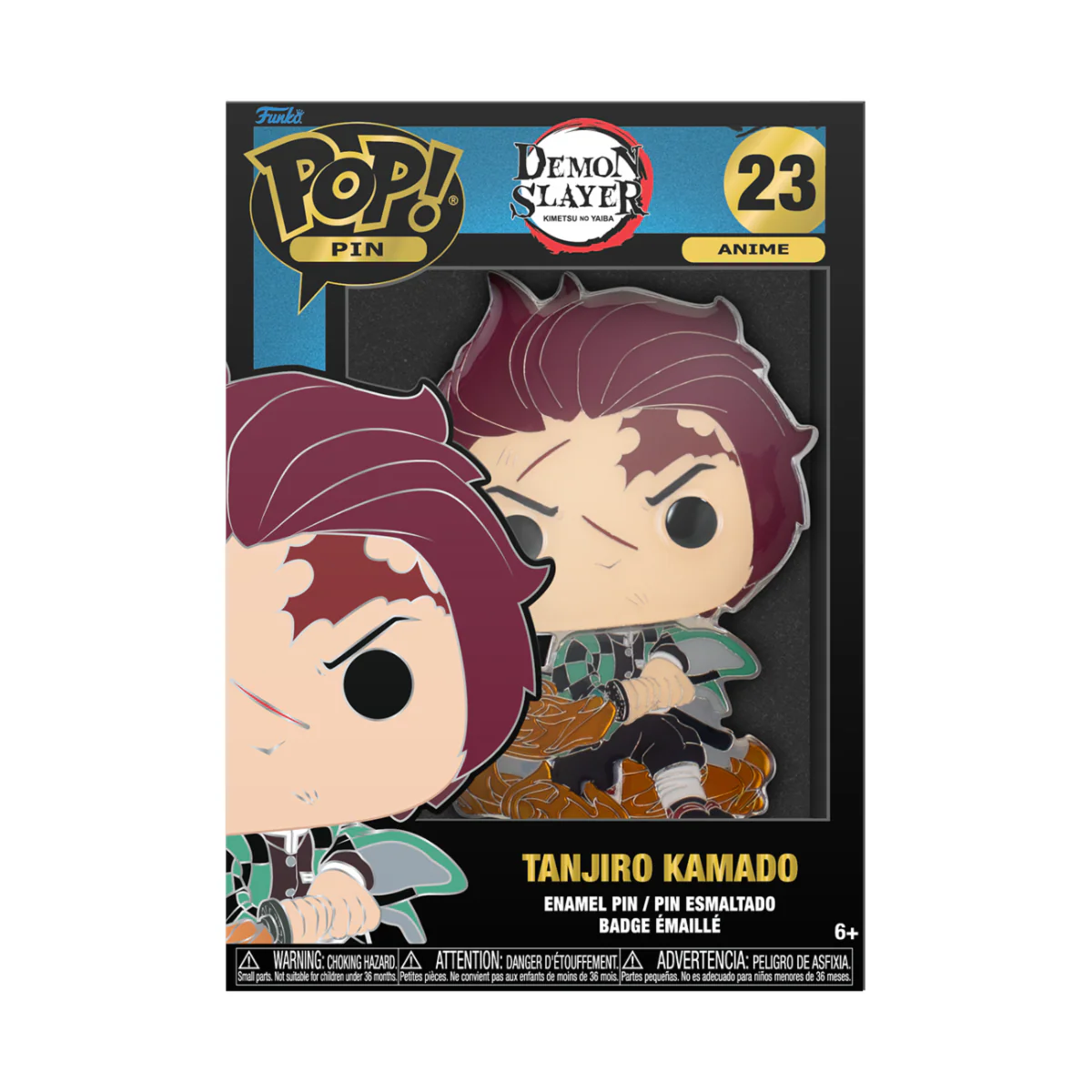 Tanjiro Kamado Demon Slayer Funko Pop! Anime Pin - Image 3