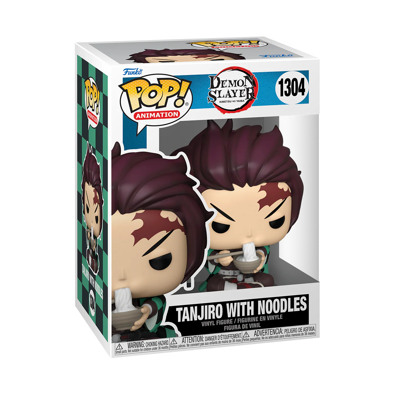 Tanjiro with Noodles Demon Slayer Funko Pop! Anime Vinyl Figure - Image 2